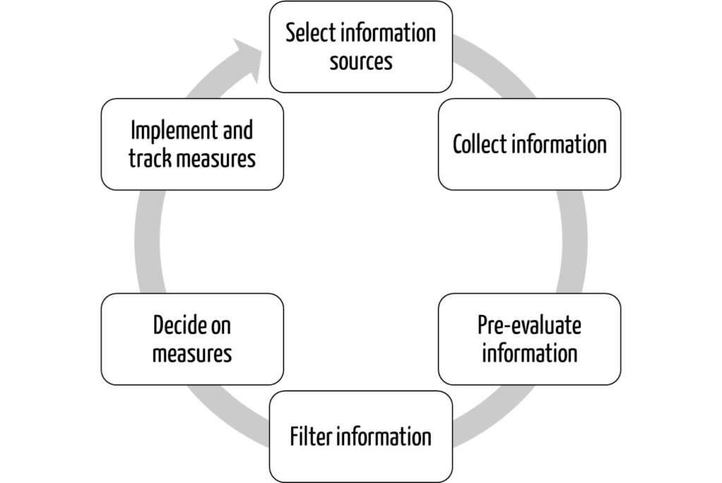 The phases of information processing in Regulatory Intelligence