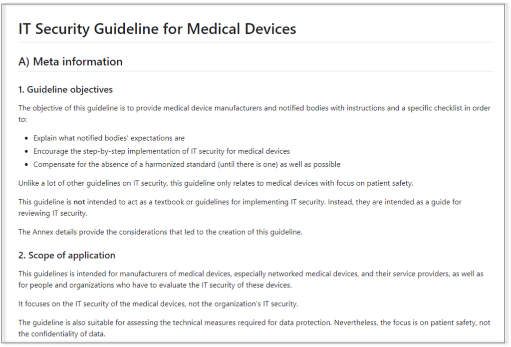 IT security guideline
